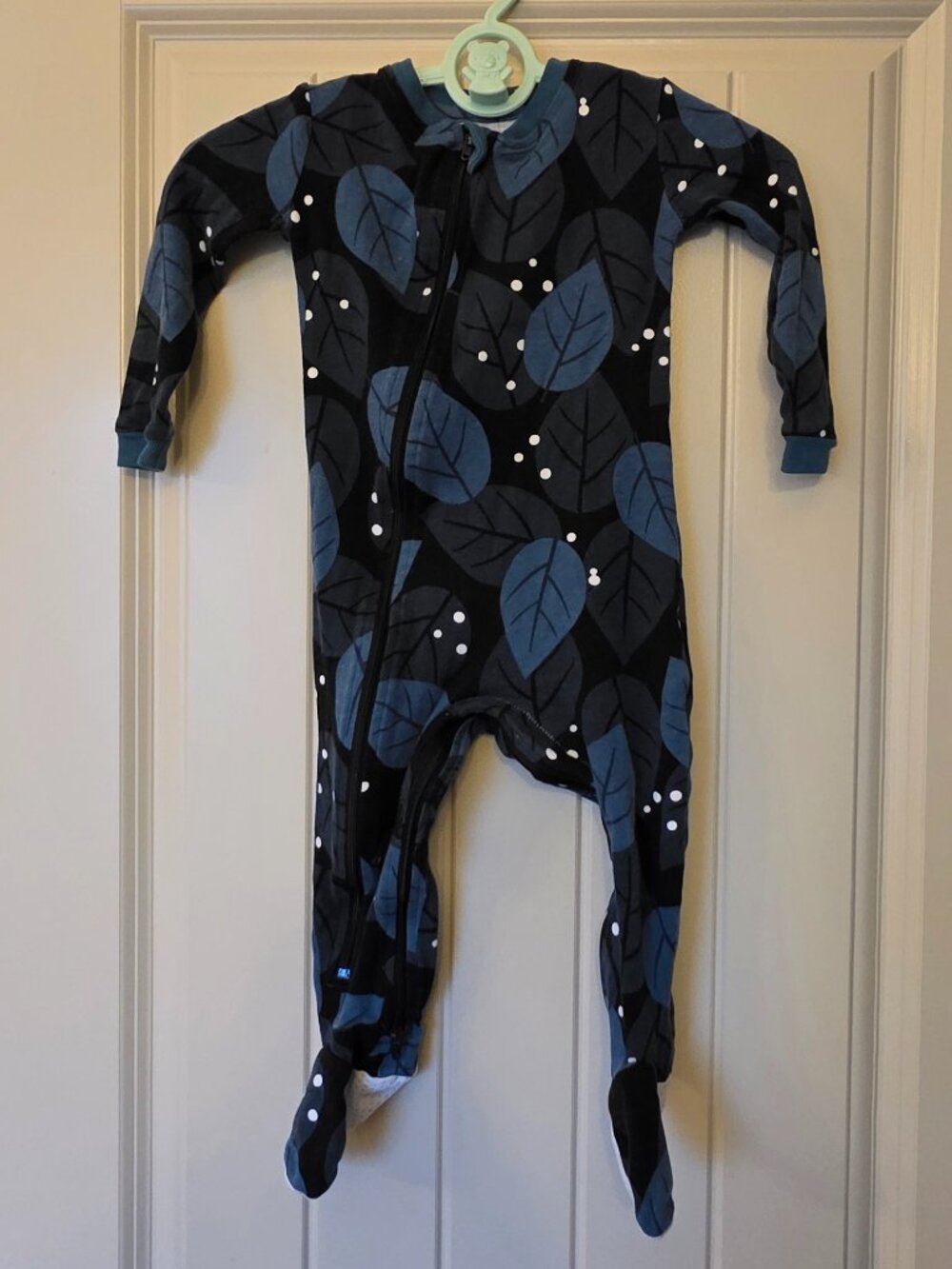 12-18 Months - 100% Cotton Leaf Footed Sleeper - Zippyjamz